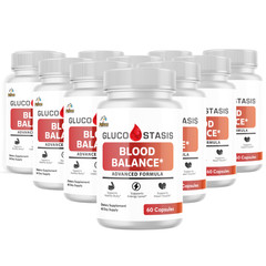 GLUCO STASIS- Blood Support- 10 Bottles- 600 Capsules
