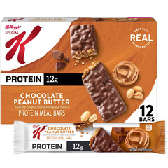 Special K Chocolate Peanut Butter Chewy Protein Meal Bars, 12G Protein, 19 Oz, 1