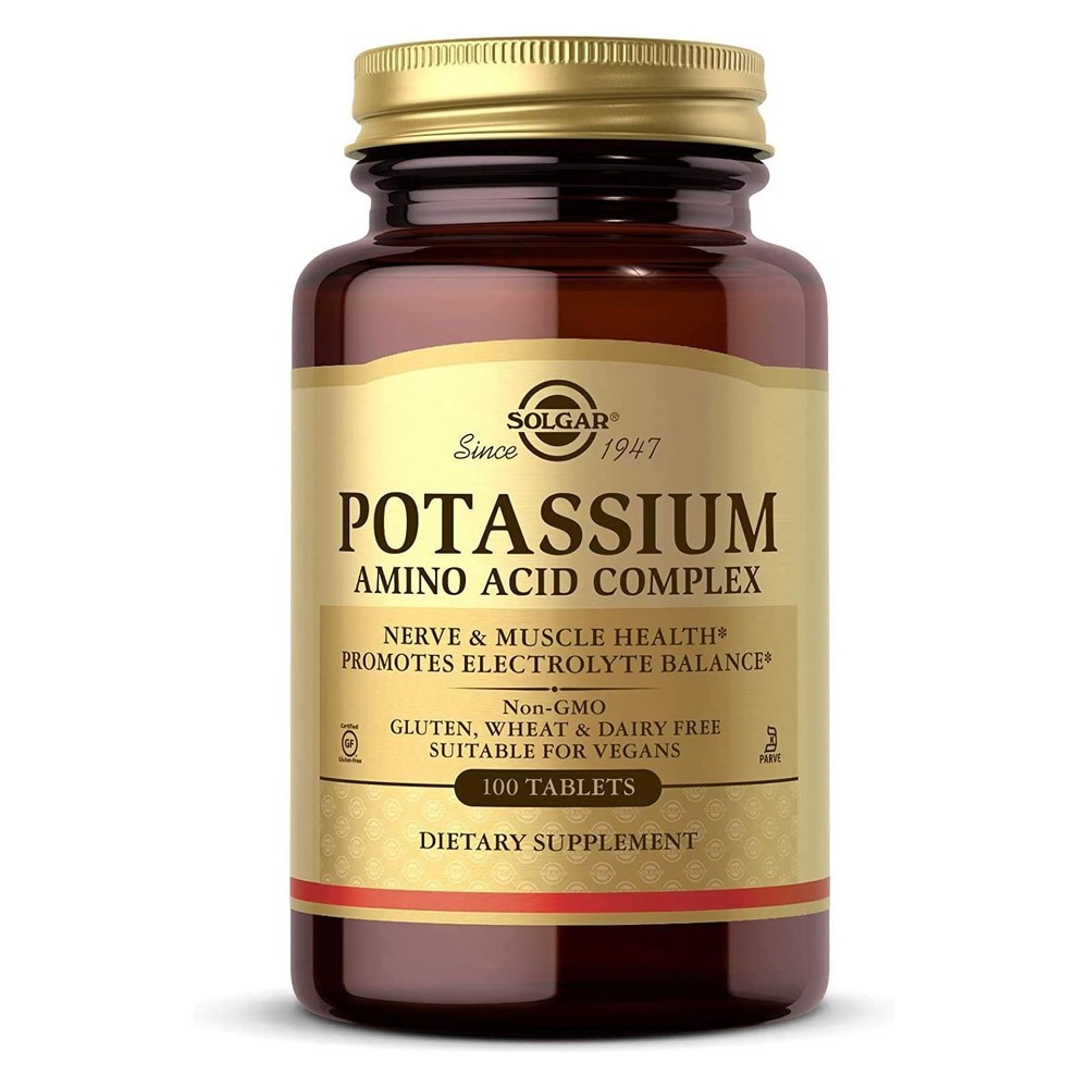 Solgar Potassium Amino Acid Complex 100 Tablets