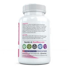 BustMaxx Classic: STRONGEST Breast Enhancement Bigger Bust Supplement boob pills