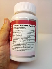 Beet Root Capsules 2000mg Nitric Oxide Supplement W/ Grape Seed & Pomegranate