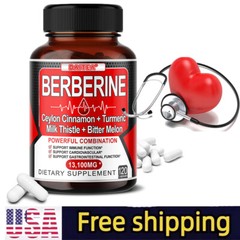 Berberine Ceylon Cinnamon- for Heart Health, Blood Sugar Support & Blood Flow