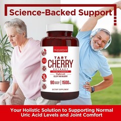 Tart Cherry Extract Capsules with Celery Seed Extract and Bilberry for Joint …