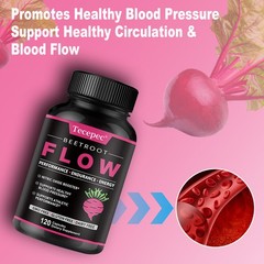 Organic Beet Root Powder 1300mg Per Serving 120Capsules Support Digestive Health