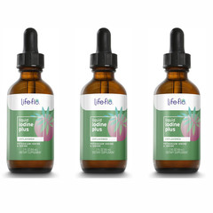 Life-Flo Liquid Iodine Plus 59ml 2oz Thyroid Support Unflavoured Drops
