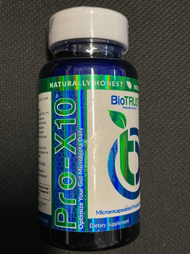 60ct BioTRUST Pro-X10 Advanced Probiotic & Gut Health Formula immune MFG 4/2023