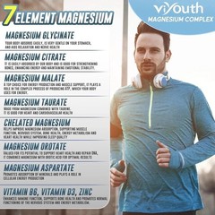 Magnesium 7 Complex Supplement Advanced | Sleep, Muscle & Nerve Support, 60 Caps