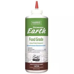 Harris 8 oz. Diatomaceous Earth Food Grade Non-toxic and easy to use wood piles