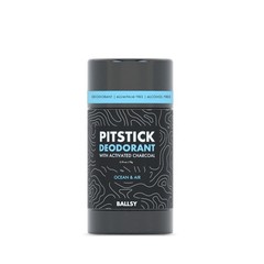 Ballsy Pitstick Activated Charcoal Deodorant – Mens 2.8 Ounce (Pack of 1)