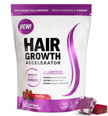 THICKER FULLER HATR HAIR GROWTH ACCELERATOR MIXED BERRY STRONGER & HEALTHIER