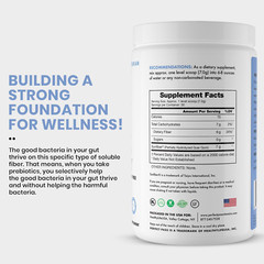 Prebiotic PHGG Partially Hydrolyzed Guar Gum 210G Powder – 100% Natural Glute…