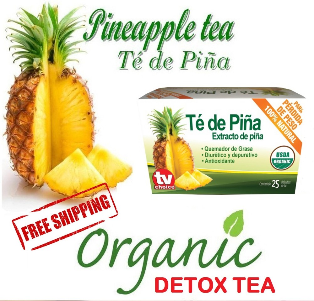 Perdida de Peso Te Detox Piña fruit papaya Detox Tea Weight & Loss with GOJI