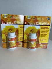 Trunature Vision Complex Lutein Zeaxanthin, 140 Softgels -Two Bottles- EXP 2027
