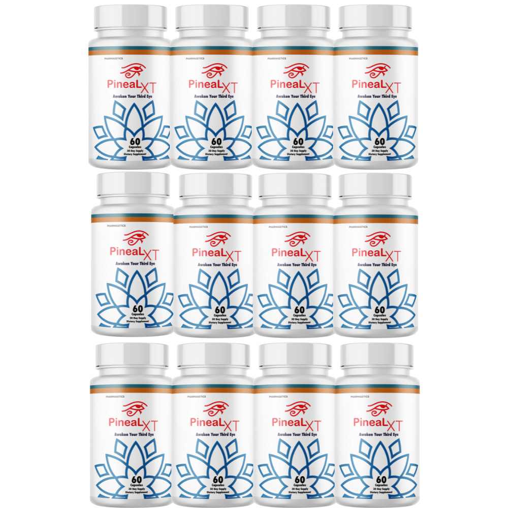 Pineal XT, PinealXT Pineal Gland Support & Energy Pills – 12 Bottles