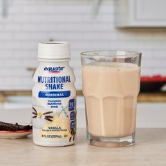 Equate Original Meal Replacement Shake Vanilla 24 Pack 8 fl oz Ready Drink