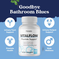 VITALFLOW Prostate Support – 6 Bottles 360 Capsules