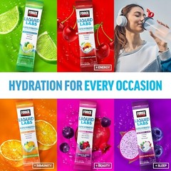 Liquid Labs Electrolytes Powder Packets—Lemon Lime—Hydration Packets to ⭐️⭐️⭐️⭐️