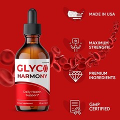 Glyco Harmony Drops, Max Strength, GlycoHarmony Liquid Supplement (3 pack)