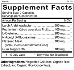 D’adamo Deflect® B, Lectin Blocking Formula, 120 Vegetarian Capsules