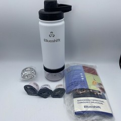 Blueshift Sidekick 18 oz Stainless Steel Water Bottle Protein Shaker Bottle