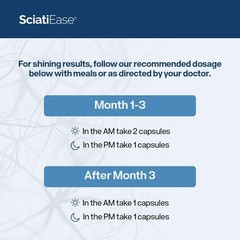 3 package SciatiEase Labs Sciati Ease Sciatic Nerve Formula 120 Cap NEW !