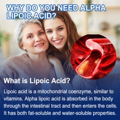 R Lipoic Acid Capsules Cellular Keep Energy Flowing Antioxidant Stress 120 Pills