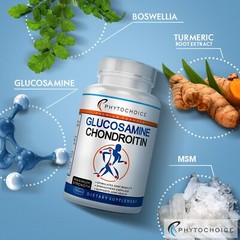PHYTOCHOICE Advertising Insert CARD for Glucosamine Chondroitin Joint Support