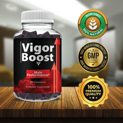 Vigor Boost Performance Gummies, VigorBoost Premium Gummy (30 Gummies)