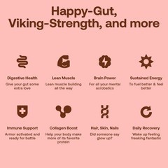 Happy Viking Chocolate Protein + Superfoods Powder, Created by Venus Williams…