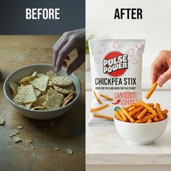 Grove Pulse Power Chickpea Sweet Of 12 3 Oz Snacks And Protein From Pulses And