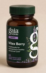 Gaia Herbs Vitex Berry 1000mg – Support Hormone Balance + Menstrual Cycle 12/28