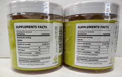 2-Pack Creatine Monohydrate Gummies 5 grams Sugar Free Lemon Flavor 120 Ct Each
