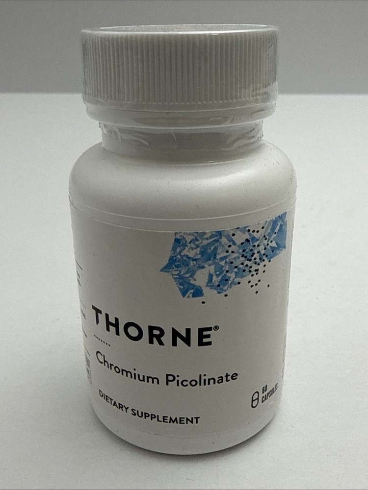 Thorne Chromium Picolinate Supplement 60 capsules exp: 07/2028