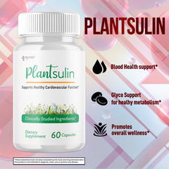 (5 Pack) Plantsulin Supports Healthy Cardiovascular Function Pill (300 Capsules)