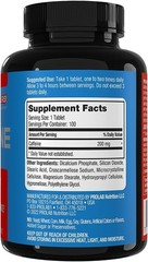 Prolab Caffeine Tablets 200mg 100ct – Energy Focus Endurance Pre Workout