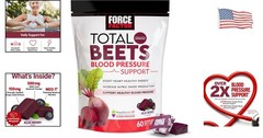Total Beets Blood Pressure Support Chews – 60 Acai Berry Flavored Soft Chews