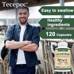 Colostrum Capsules Improve Overall Athletic Performance Boost Immunity 120 Pills