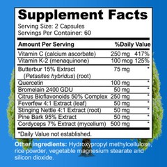 Lung Support Capsules – Free Breathing,Clear Airways,Lung Detox Supplements