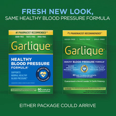 Healthy Blood Pressure Support Supplement, Odor Free Garlic, 1800 Mcg