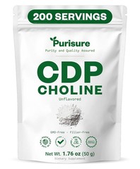 CDP Choline Powder 50g – Cognitive Function, Focus & Energy Booster, 200 Serving