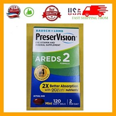 PreserVision AREDS 2 Eye Vitamin & Mineral Supplement with OCUSorb, Zeaxanthin