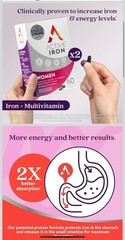 Active Iron Supplement 25mg + Multivitamin for Women – Clinically Proven