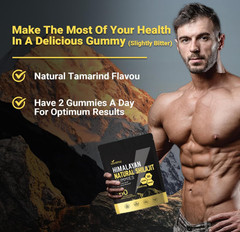 Himalayan Shilajit Gummies with Ashwagandha & Gokshura 3000mg 85+ Trace Minerals