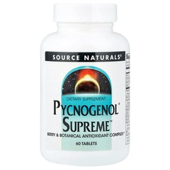 2 X Source Naturals, Pycnogenol� Supreme�, 60 Tablets