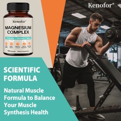 Triple Magnesium Complex Brain Sleep Health L Threonate Glycinate Mood 120 Caps
