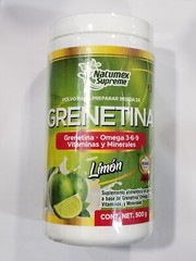 GRENETINA 100% NATURAL HIDROLIZADA ( Lemon / Limón ) Natumex Supreme Net 500g