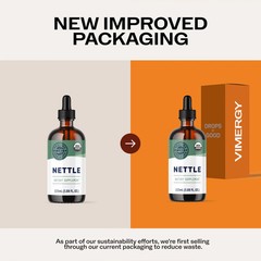 Vimergy Organic Nettle Leaf Extract, 57 Servings – Potent 10:1 Extract Drops