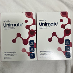 Unicity Unimate Yerba Mate Powder Drink Mix Raspberry Pomegranate 30 Exp 03/2028