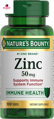 Zink Supports Immune Health 50mg 100 ct Caplets