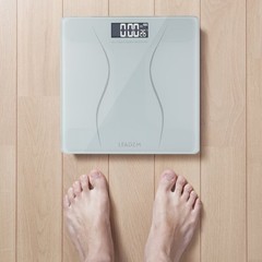 Digital Weight Scale with 397 lb Max Capacity and Low Battery Warning Indicator